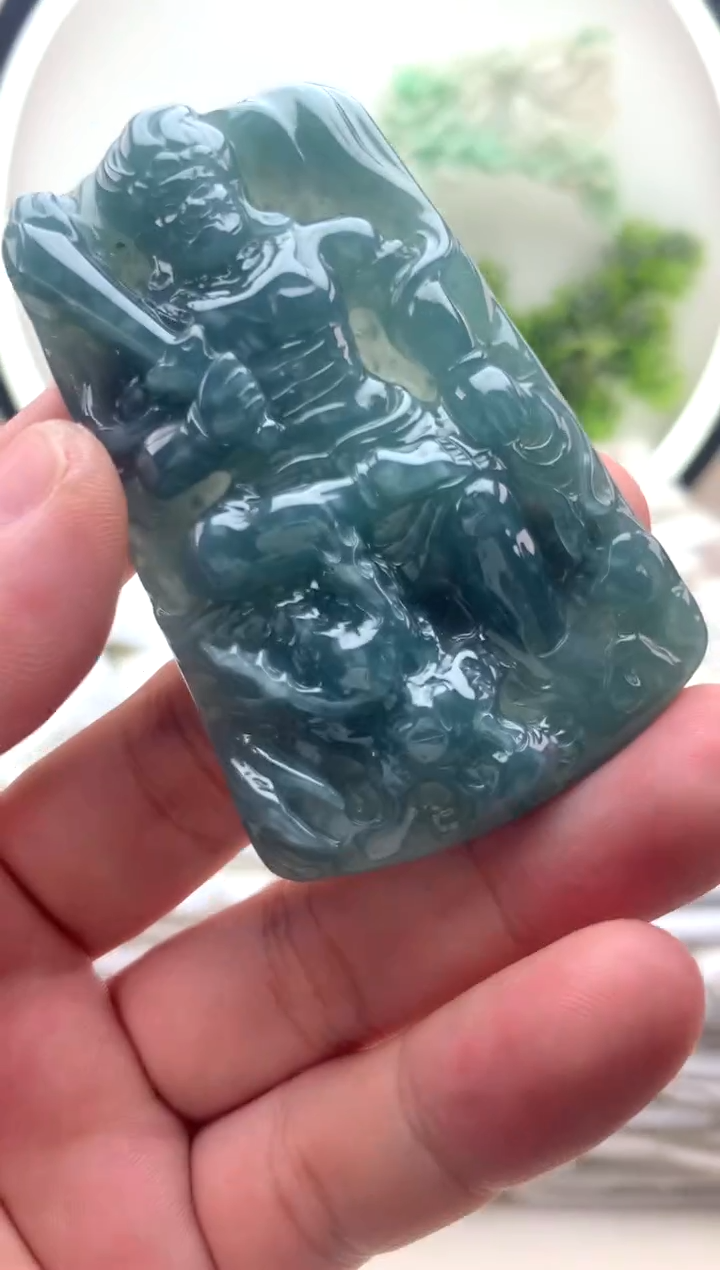 颈饰未镶嵌翡翠不动明王