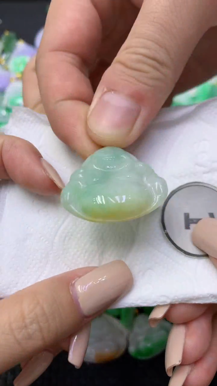 颈饰未镶嵌翡翠天然缅甸翡翠A货