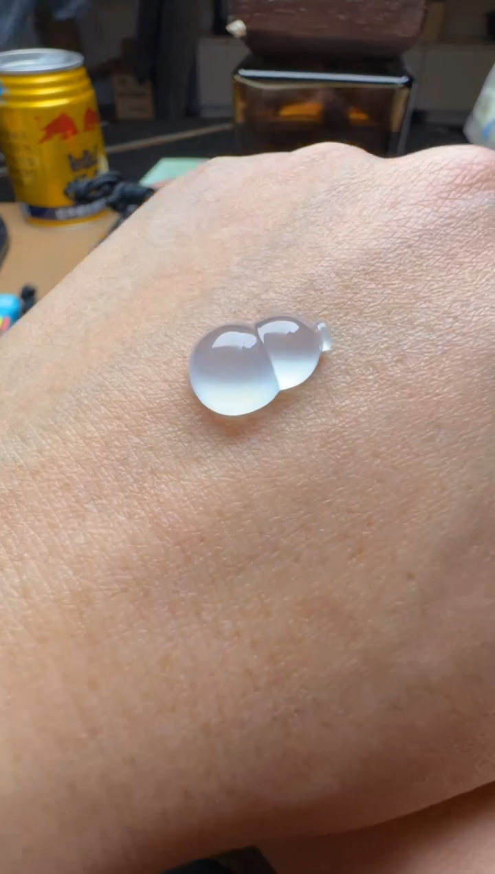 【闪购商品】定制翡翠18K金镶嵌葫芦