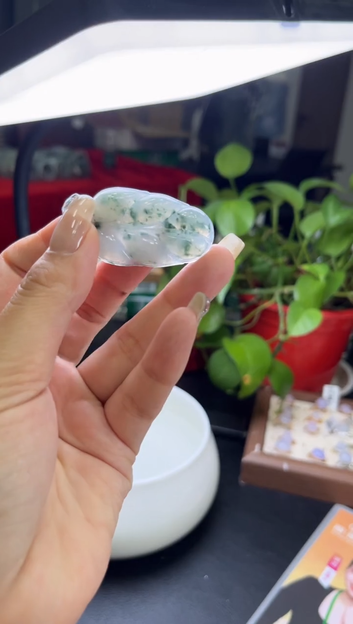 翡翠未镶嵌吊坠(不含链)DY20250613018多样性发一样