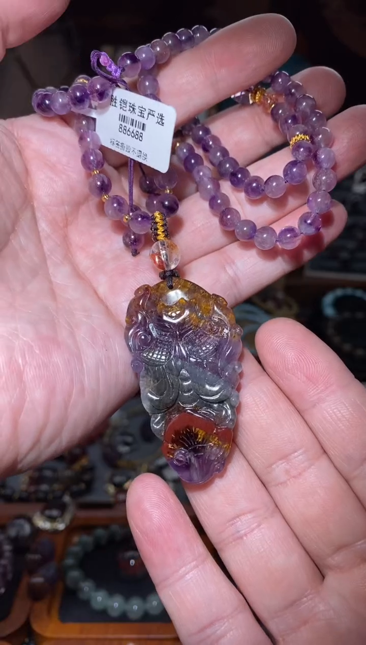 【闪购商品】水晶套链未镶嵌极光凤九