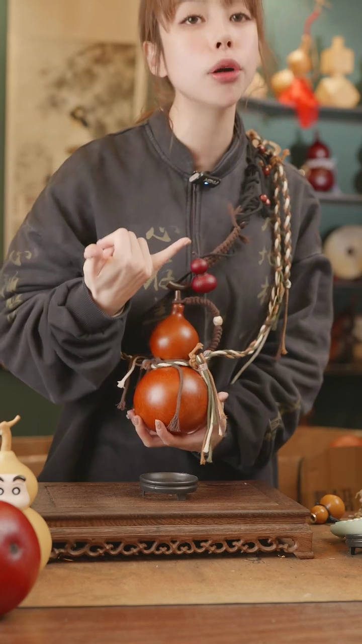 【闪购商品】309号精品天然大漆工艺防渗内胆酒葫芦~