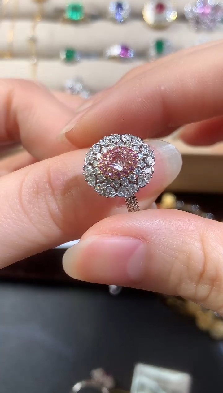 18K金镶嵌戒指钻石?****照D467|39800