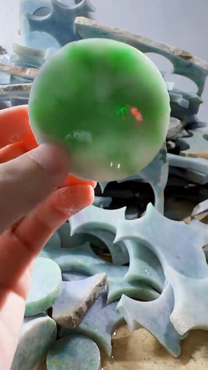 裸石翡翠天然缅甸翡翠1654