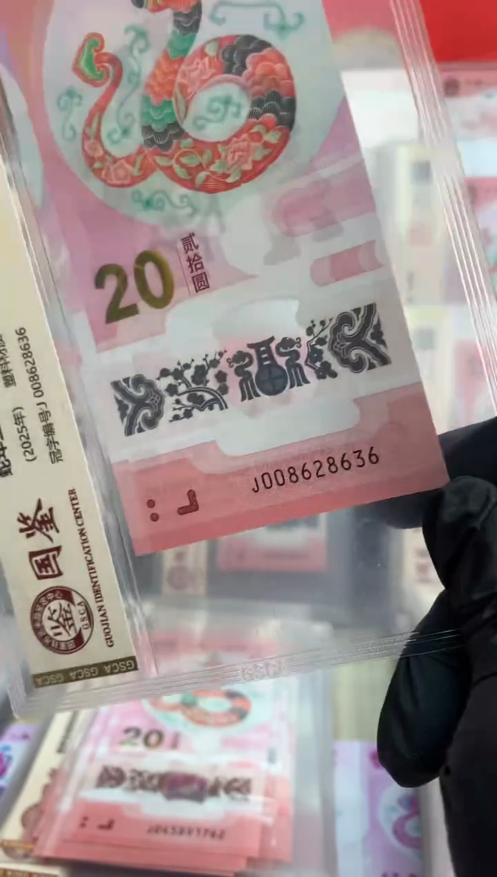 【闪购商品】塑料蛇钞 真钞【单张】8636