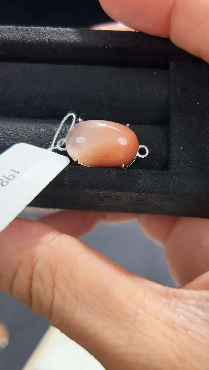 【闪购商品】水晶双耳银S925镶嵌发一（39）