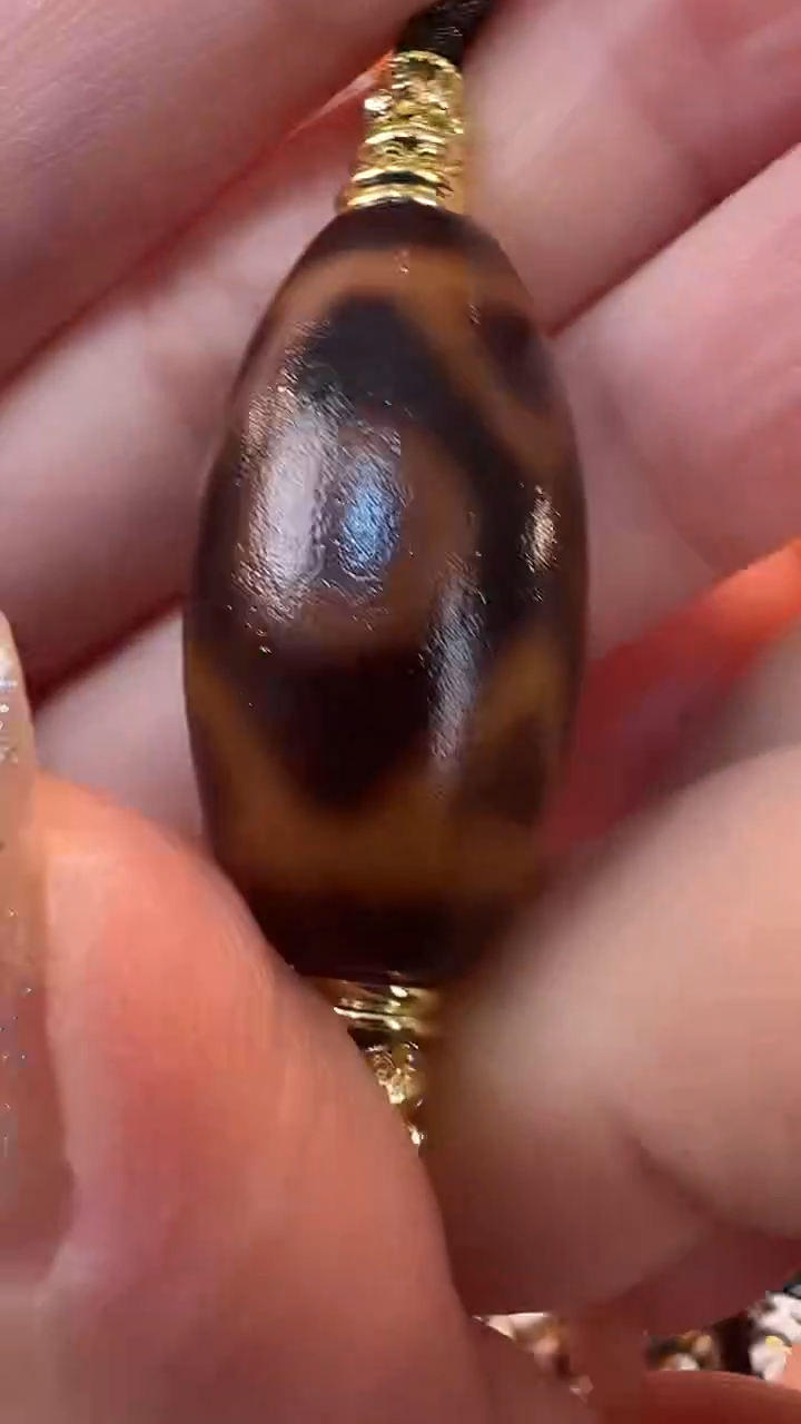 玛瑙/玉髓（覆膜）颈饰合金16.（微瑕）