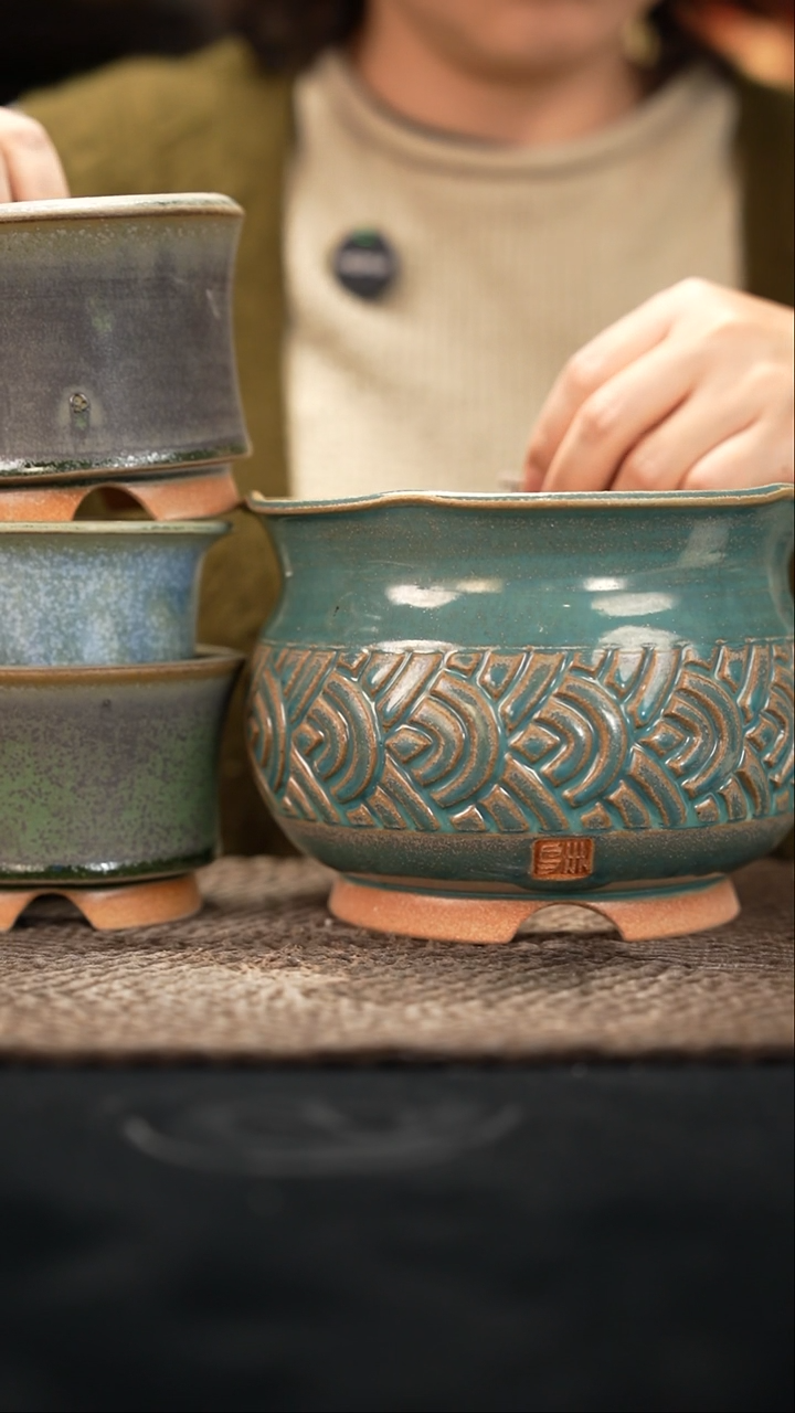 口径花盆-12-10-284一组4个特默认有瑕