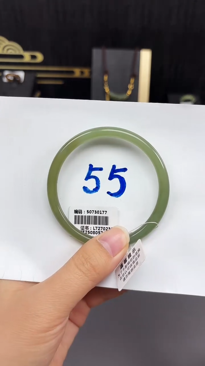 未镶嵌手镯和田玉0177