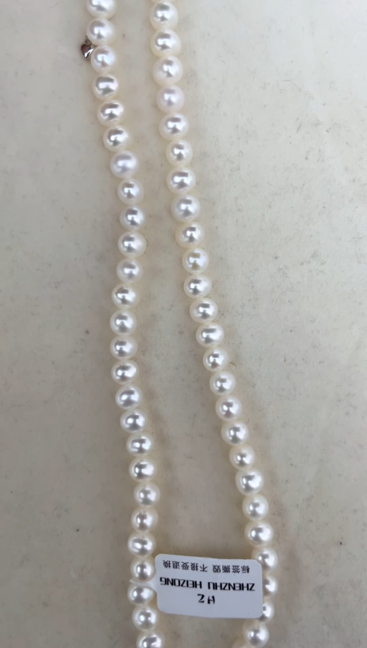 【闪购商品】淡水珍珠颈饰银S925镶嵌项链