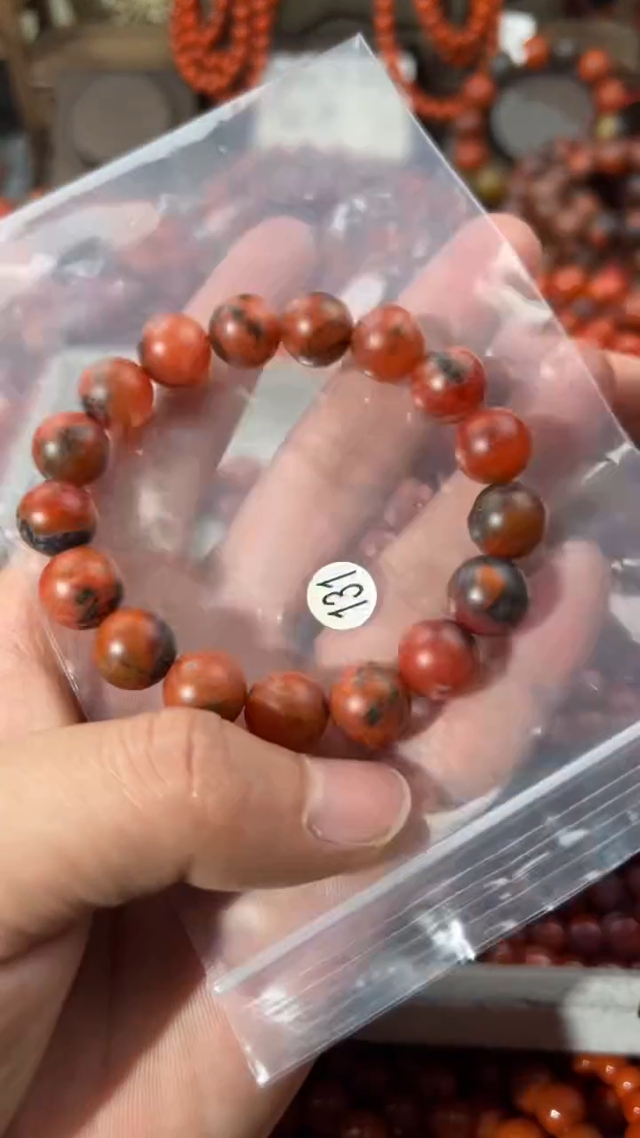 南红玛瑙未镶嵌手串11