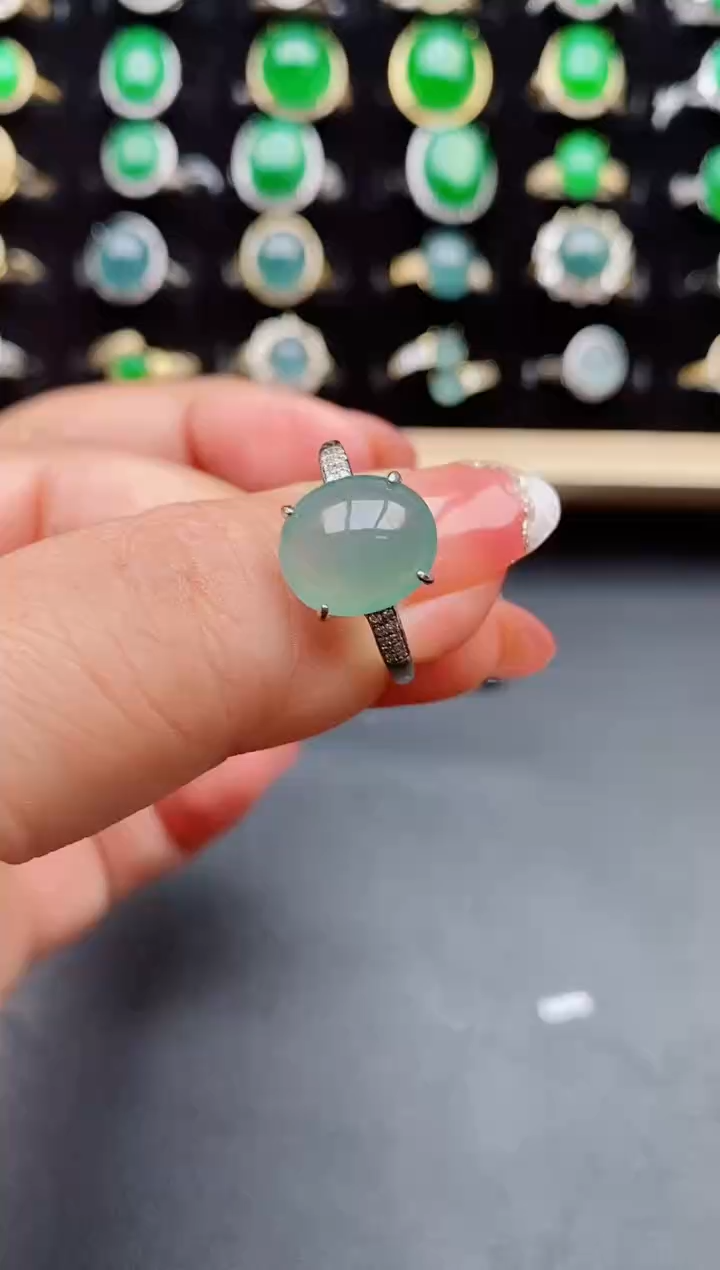 【闪购商品】翡翠戒指银S925镶嵌121212