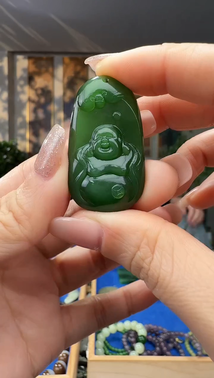 未镶嵌和田玉挂件拍一发一