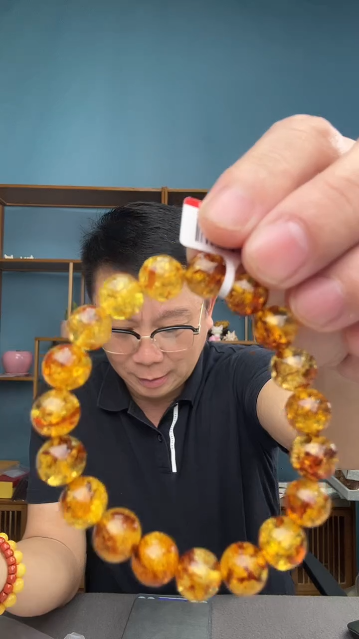 裸石琥珀未镶嵌微瑕介意勿拍13