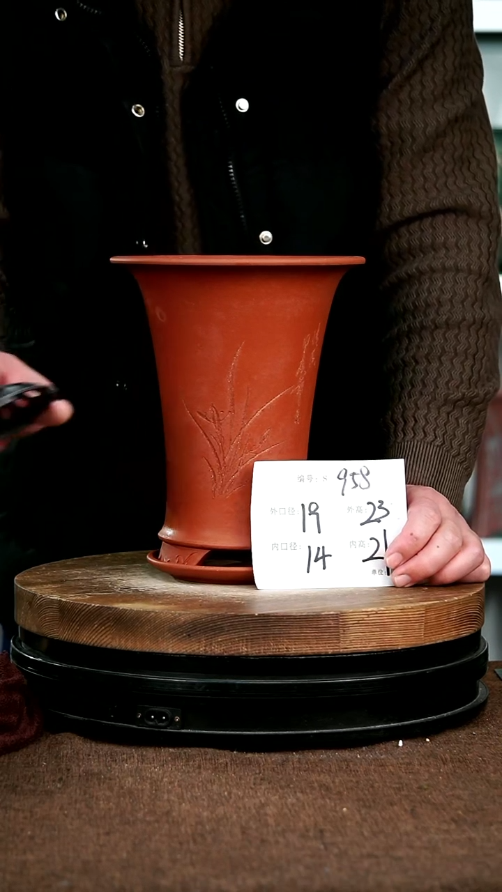 【闪购商品】紫砂花盆958+z宜兴紫砂花盆