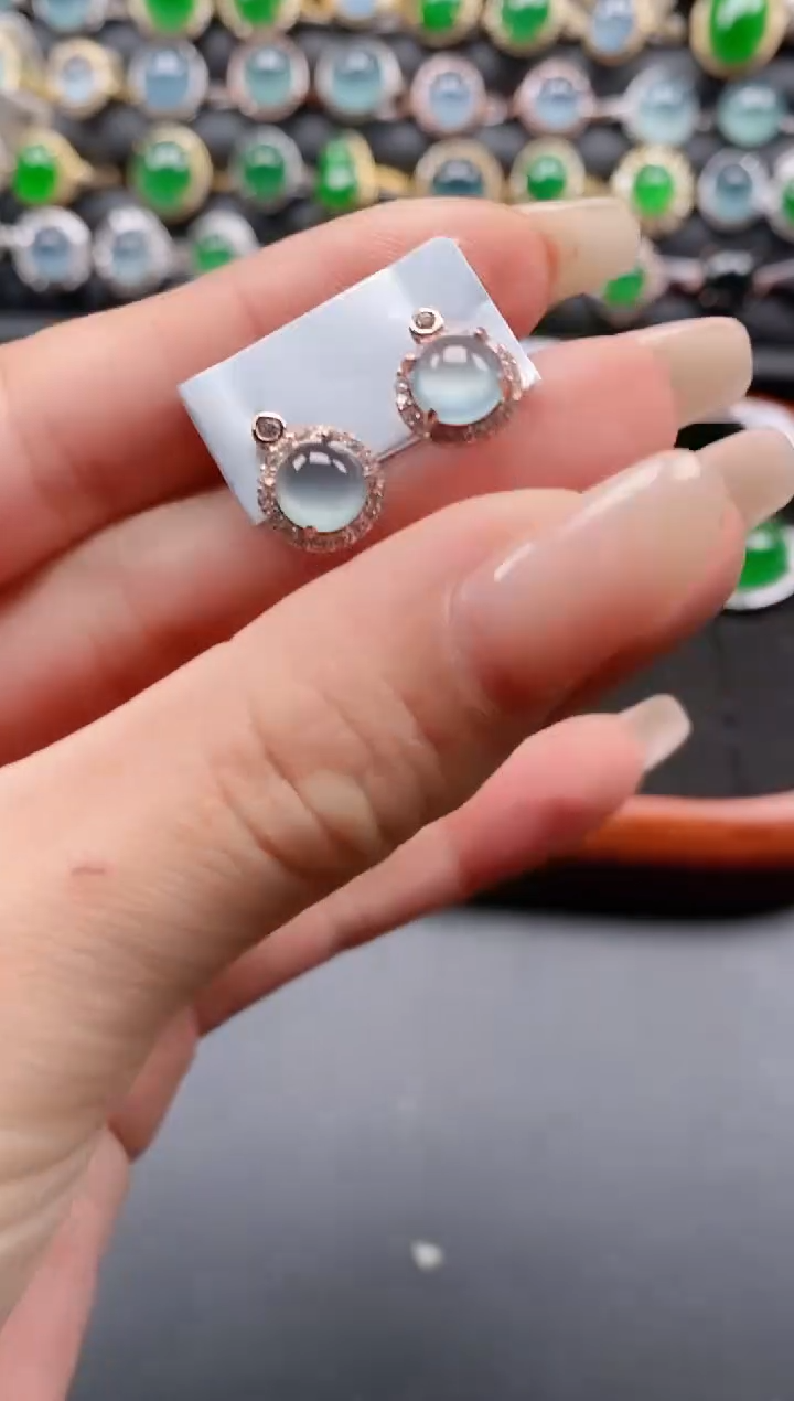 银S925镶嵌戒指翡翠11