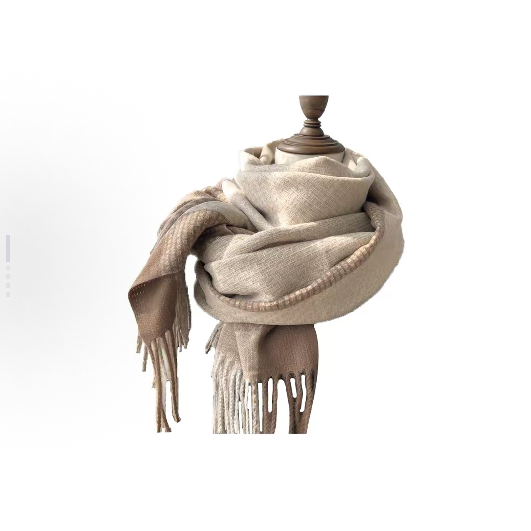 内蒙古羊绒羊毛披风披肩围巾