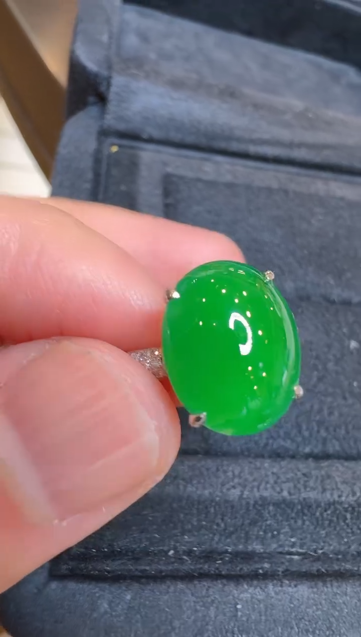 【闪购商品】翡翠戒指18K金镶嵌多样性团购发一件