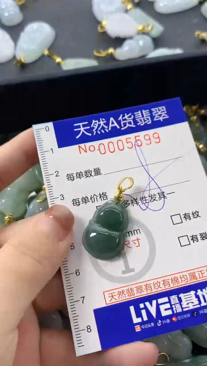 颈饰未镶嵌翡翠天然A货翡翠
