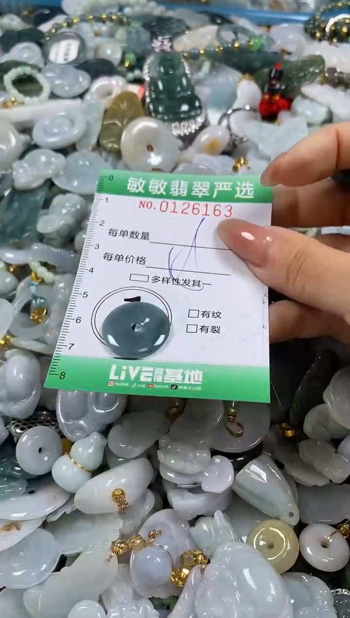 【闪购商品】翡翠颈饰未镶嵌闪购0126163