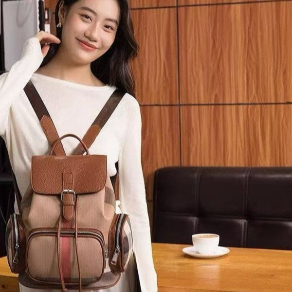 新款时尚潮流便捷双肩包-408