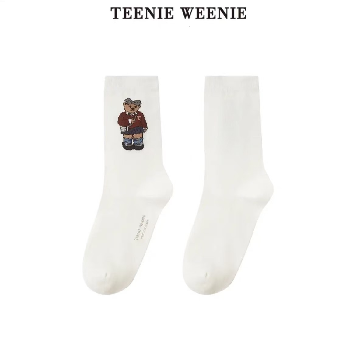 TW-俏皮小熊中筒袜