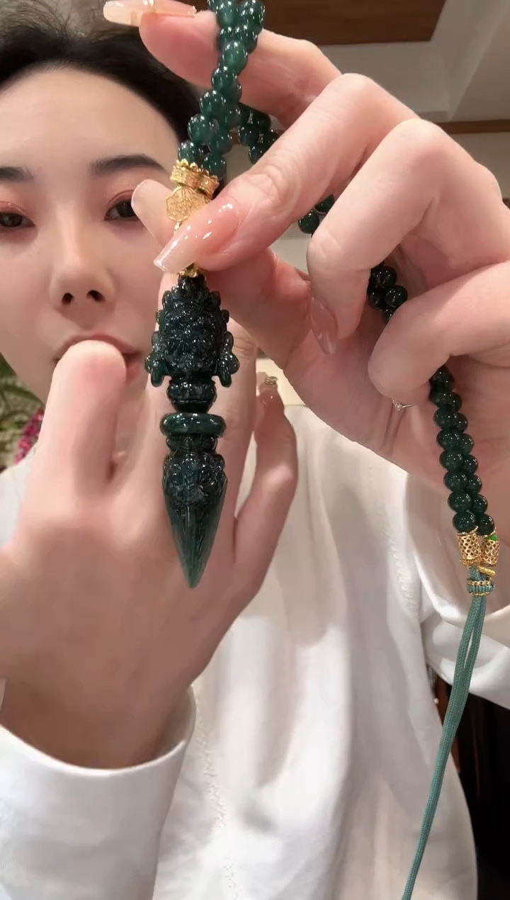 【闪购商品】翡翠颈饰未镶嵌国风