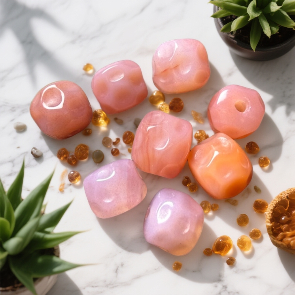 粉糯满沙无相老型未镶嵌 尺寸7mm左右 顶珠腰珠配珠 多样性发货