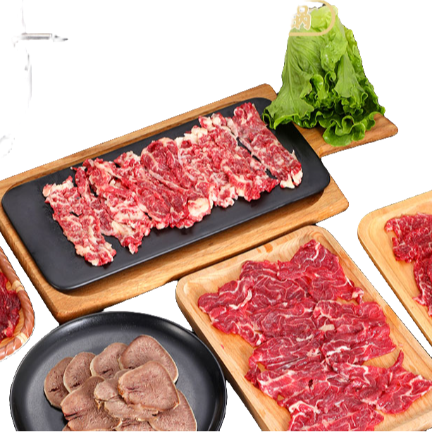 潮汕牛肉4人火锅套餐 涮火锅 烧烤 爆炒 水煮 