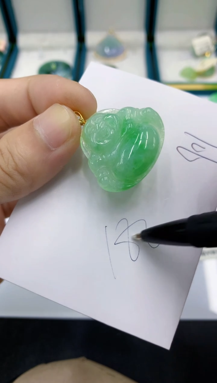 颈饰未镶嵌翡翠翡翠