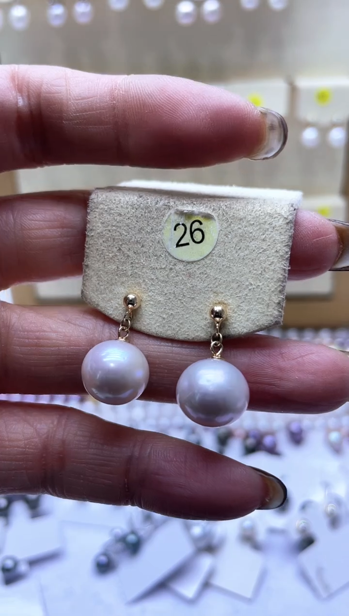 【闪购商品】淡水珍珠耳饰银S925镶嵌2