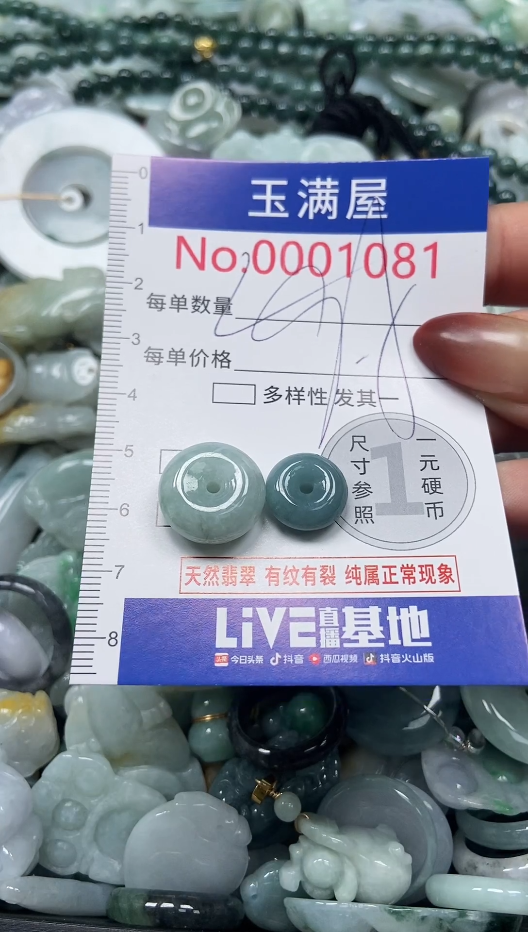 颈饰未镶嵌翡翠1081