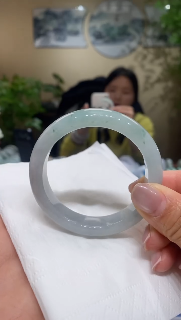 【闪购商品】翡翠手镯未镶嵌翡翠51-52
