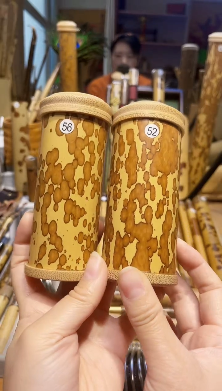 好**力梅妃竹精品虫岭罐两个