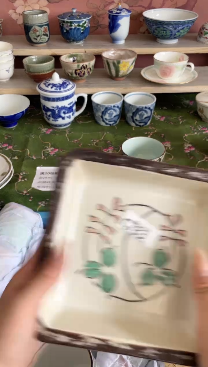 瓷片文*儿瓷器瓷器C783