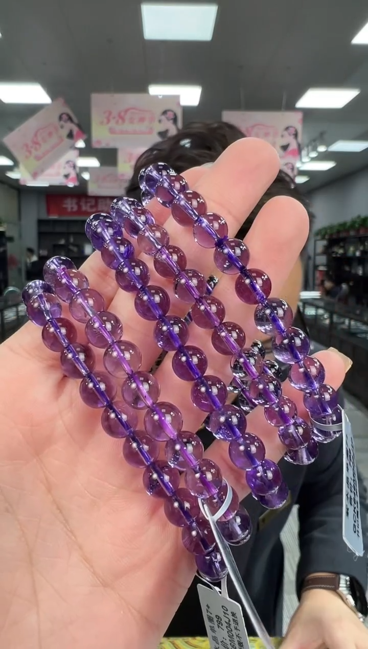 【闪购商品】水晶手链未镶嵌gck646约7mm多样性发一件