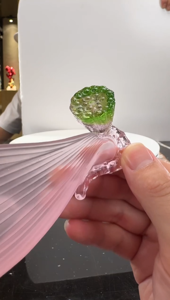 摆件CS0202016荷花花瓣香插