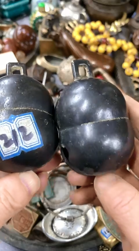 【闪购商品】杂项一物一拍212号花生铃一对