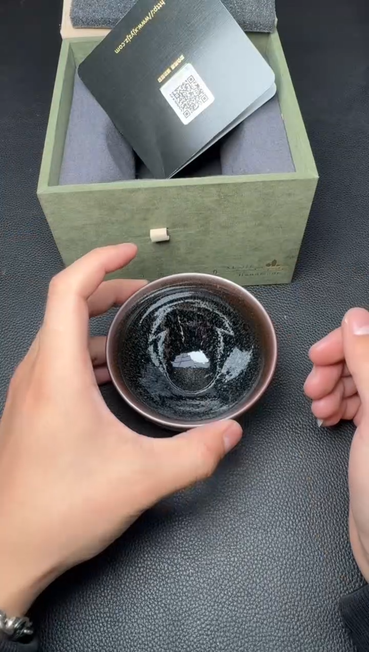 【闪购商品】茶盏建盏故事许杰龙窑柴烧65