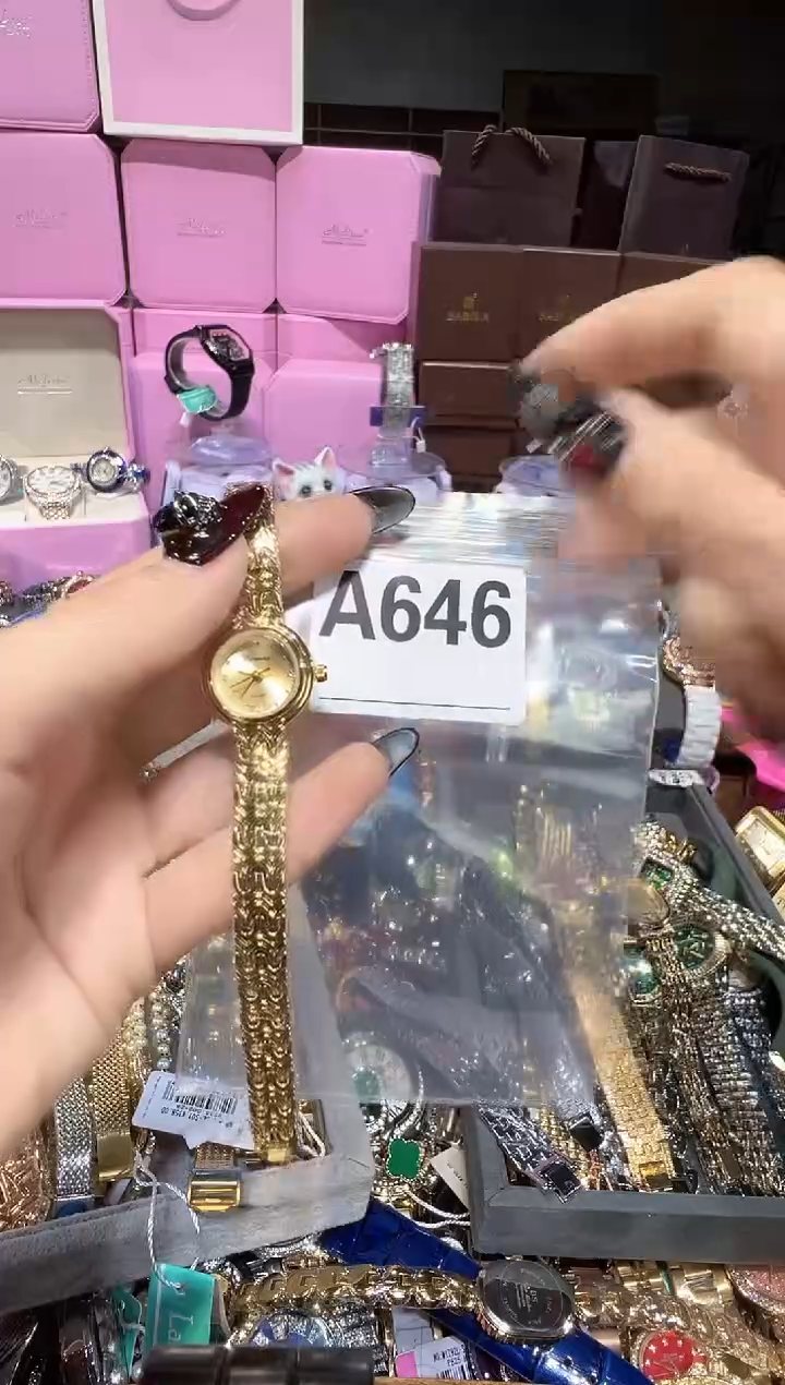 石英机芯不锈钢不锈钢直播定闪专用