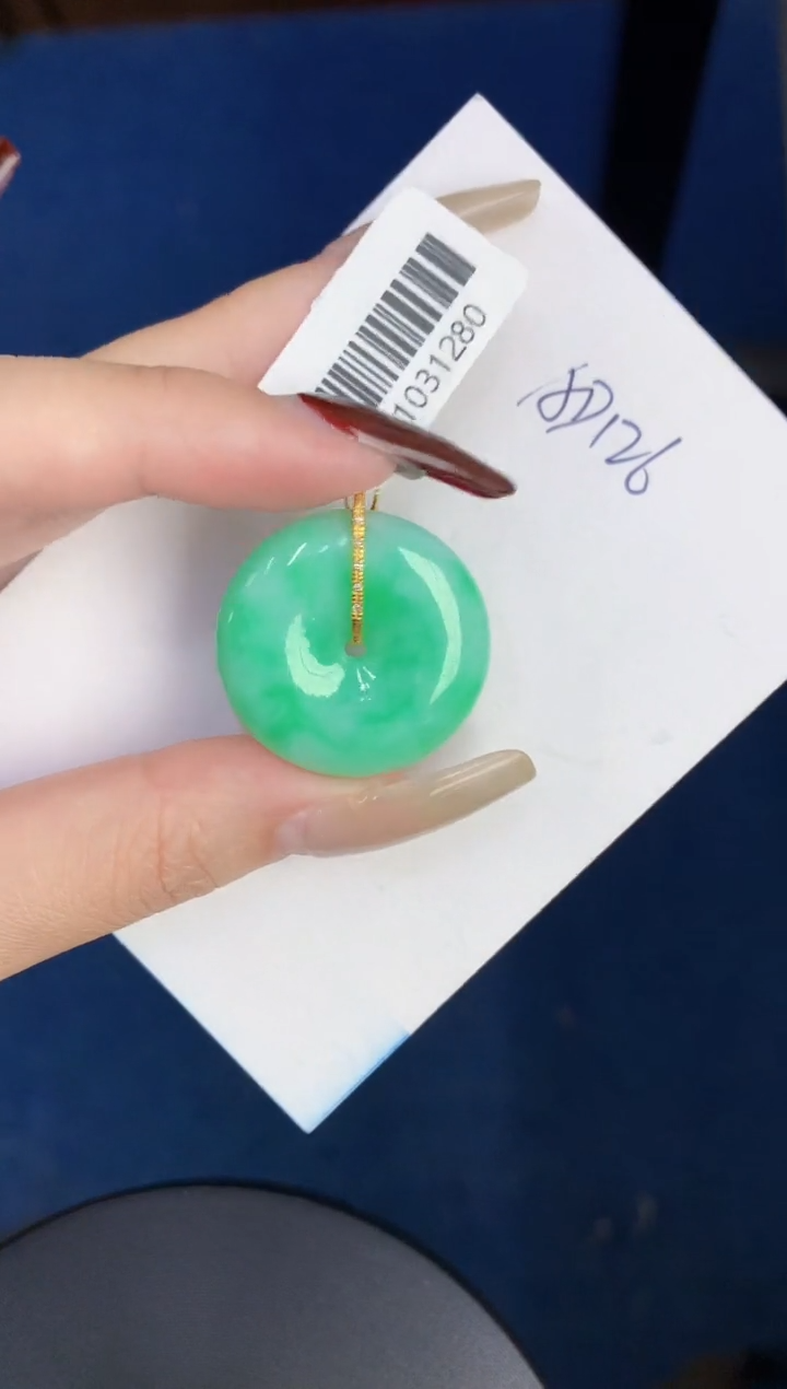 【闪购商品】翡翠颈饰18K金镶嵌00000000000