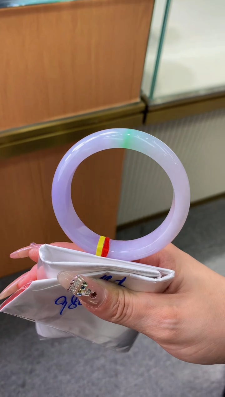 未镶嵌手镯翡翠-F22-正圈56..4