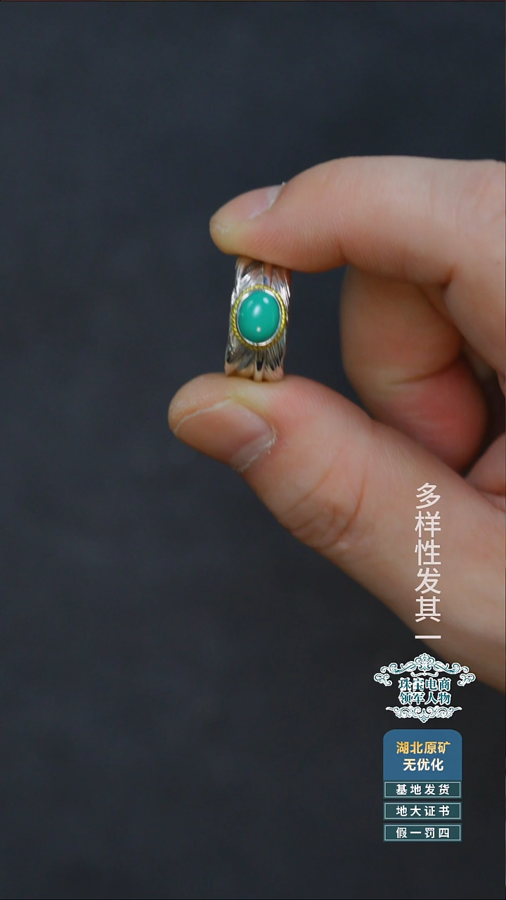 未镶嵌绿松石珠宝奇石A002