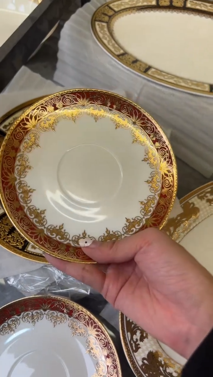 瓷片6寸碟子6个一单打包