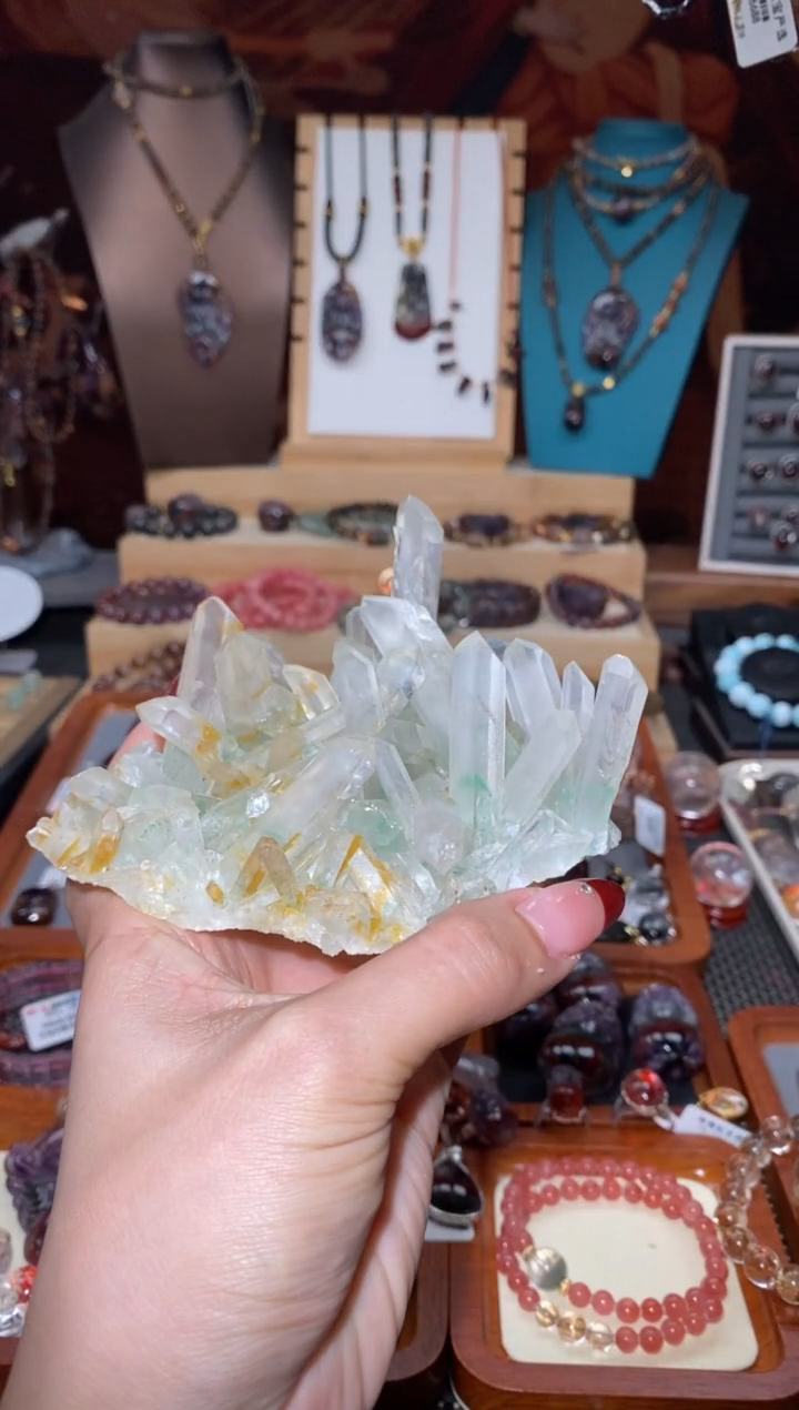 【闪购商品】水晶摆件未镶嵌翠幽灵