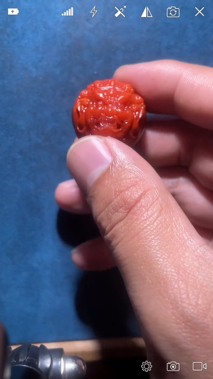 未镶嵌PP南红玛瑙大黑天单珠