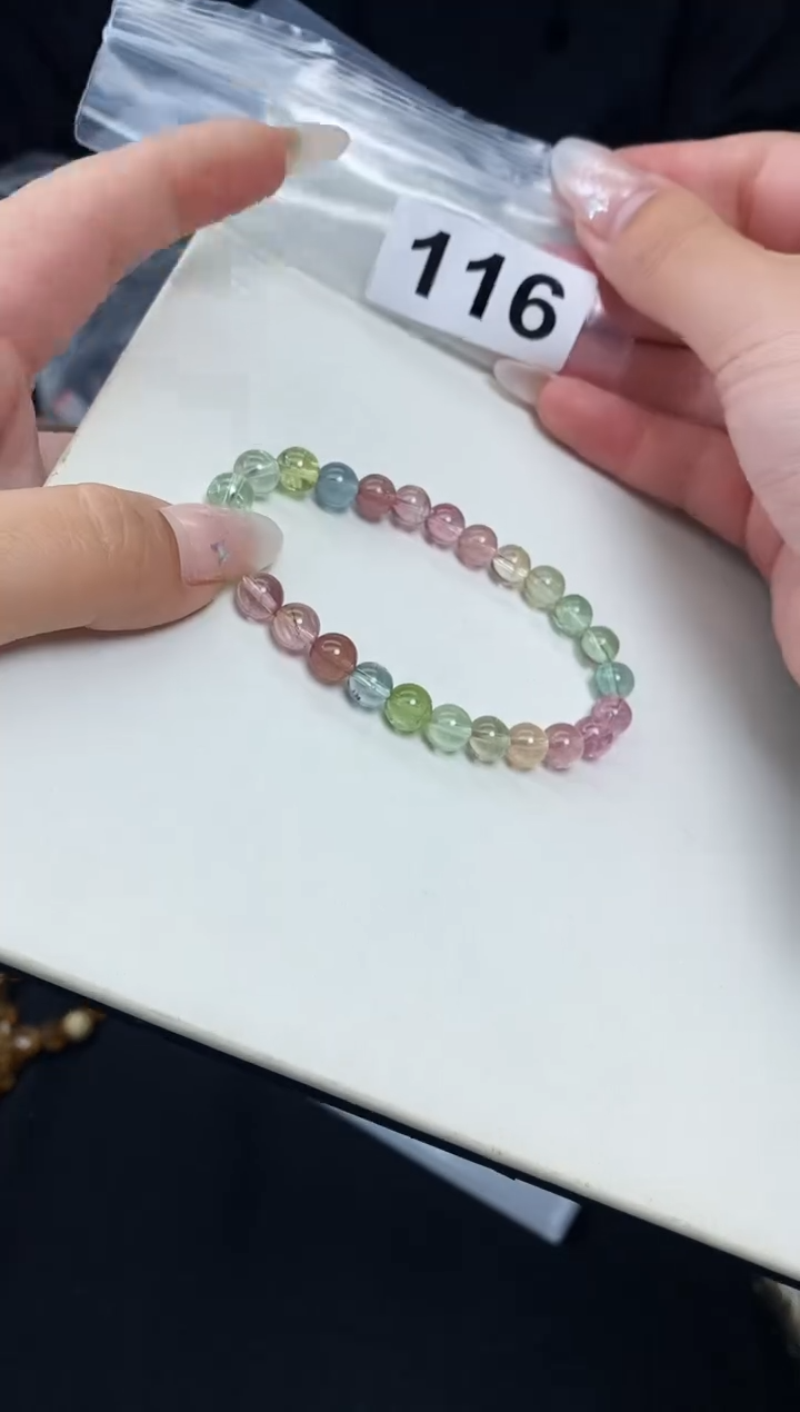 【闪购商品】碧玺手串未镶嵌手串116