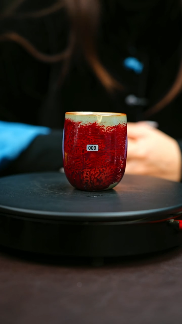 009#原矿钧瓷炉钧釉闻香杯