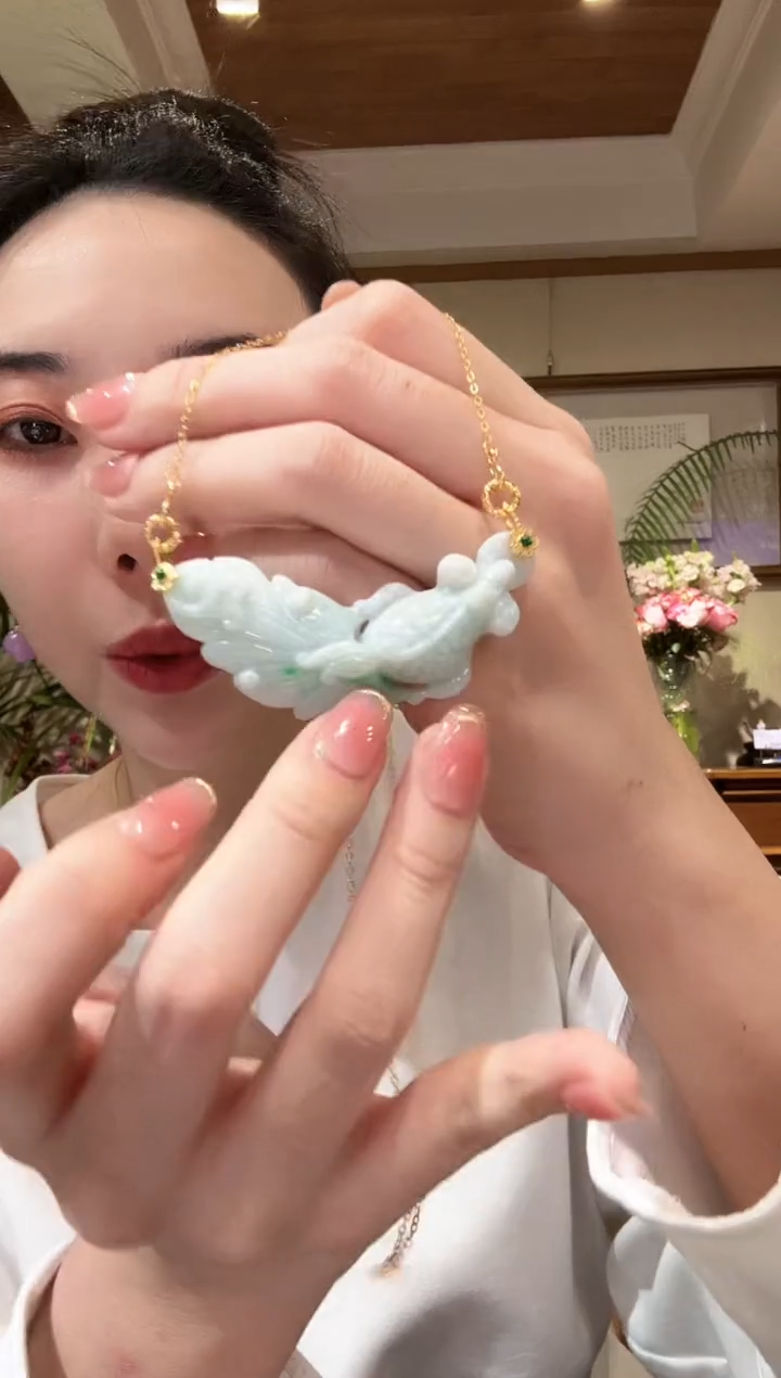 【闪购商品】翡翠颈饰未镶嵌国风