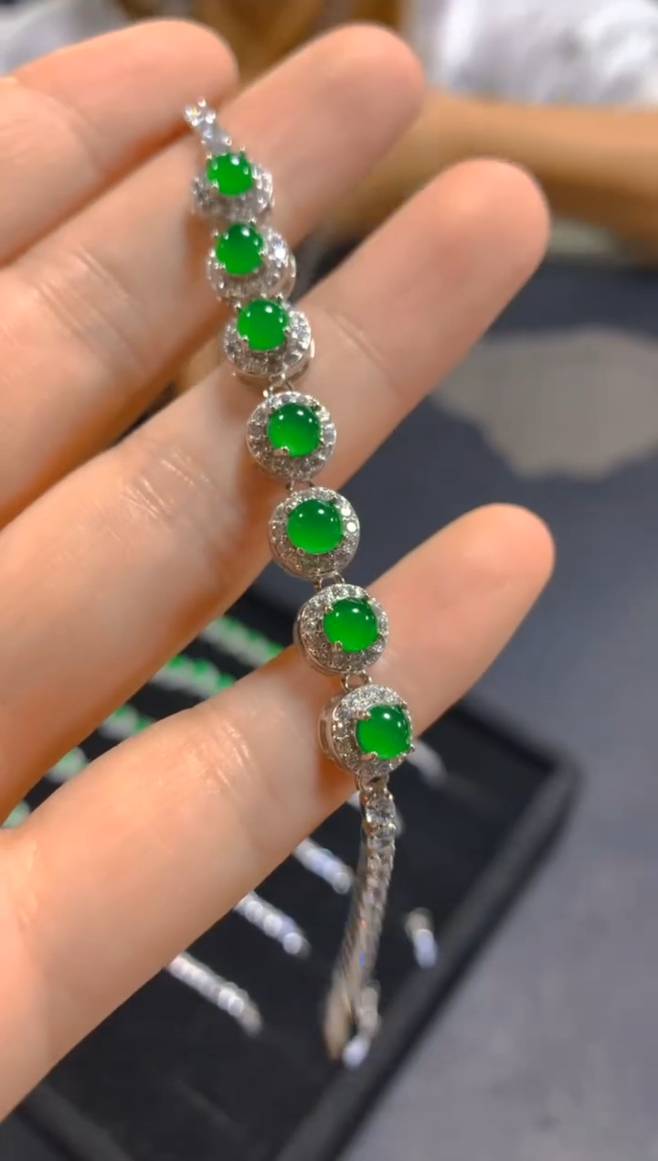 未镶嵌手链翡翠0800250856多样性发一